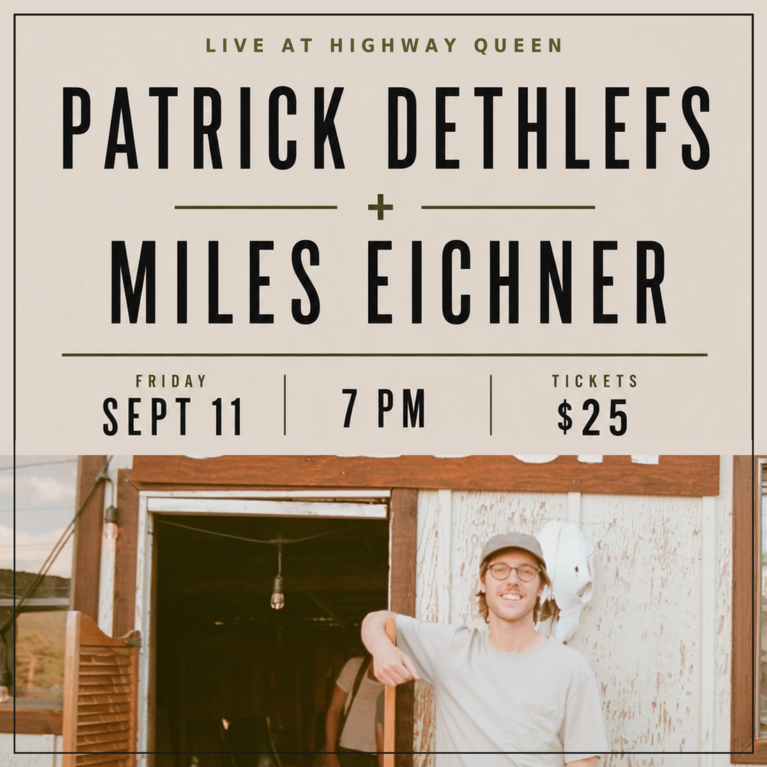 Patrick Dethlefs + Miles Eichner