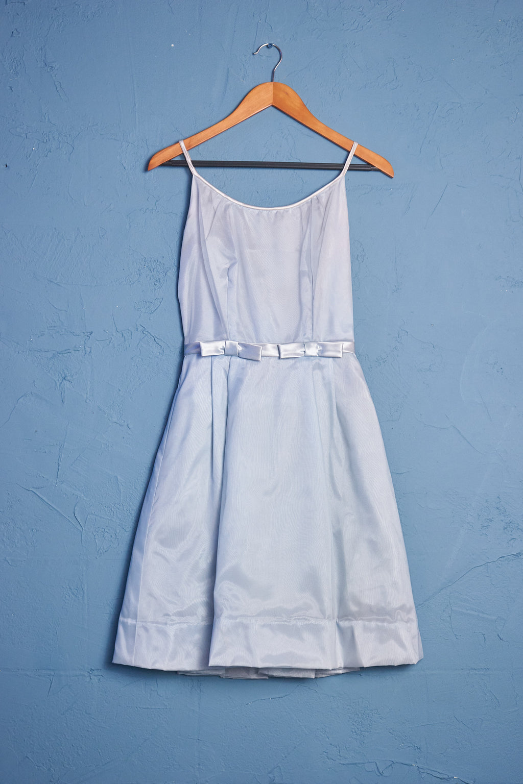 Light Blue Satin Dress