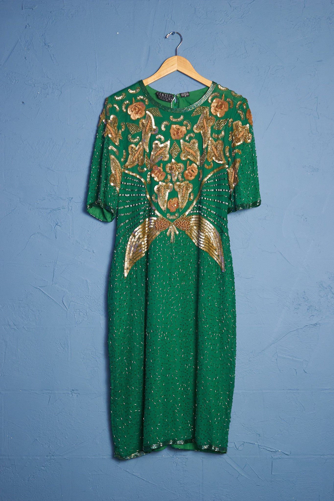 Emerald Beaded Dress