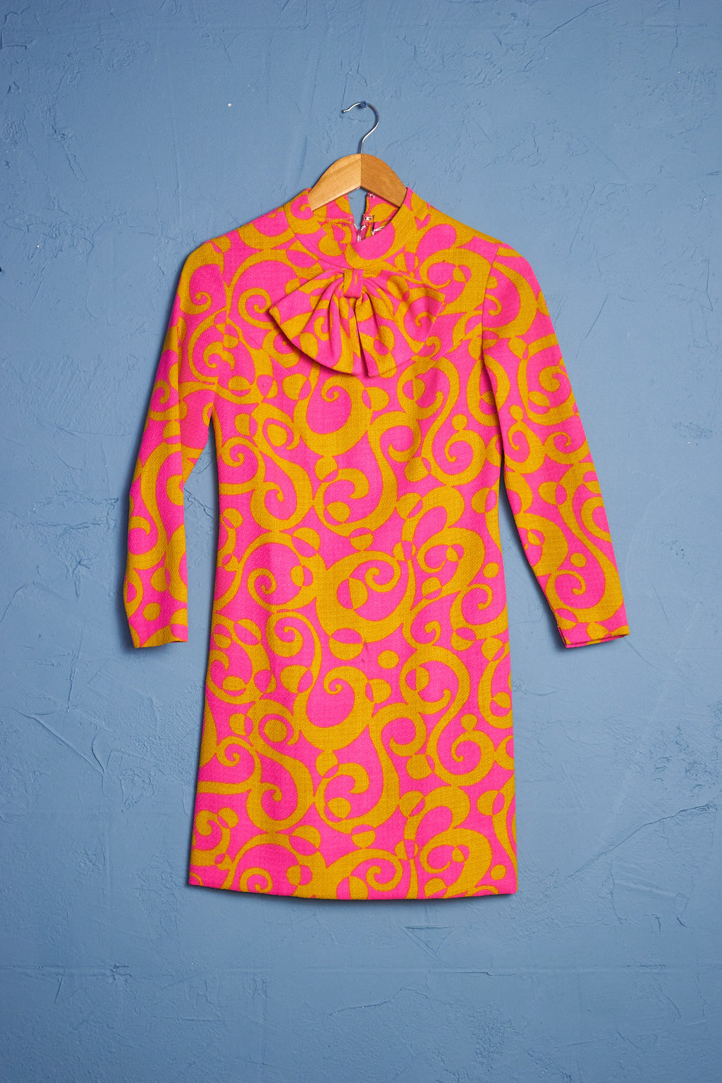 Pink & Orange Mod Dress