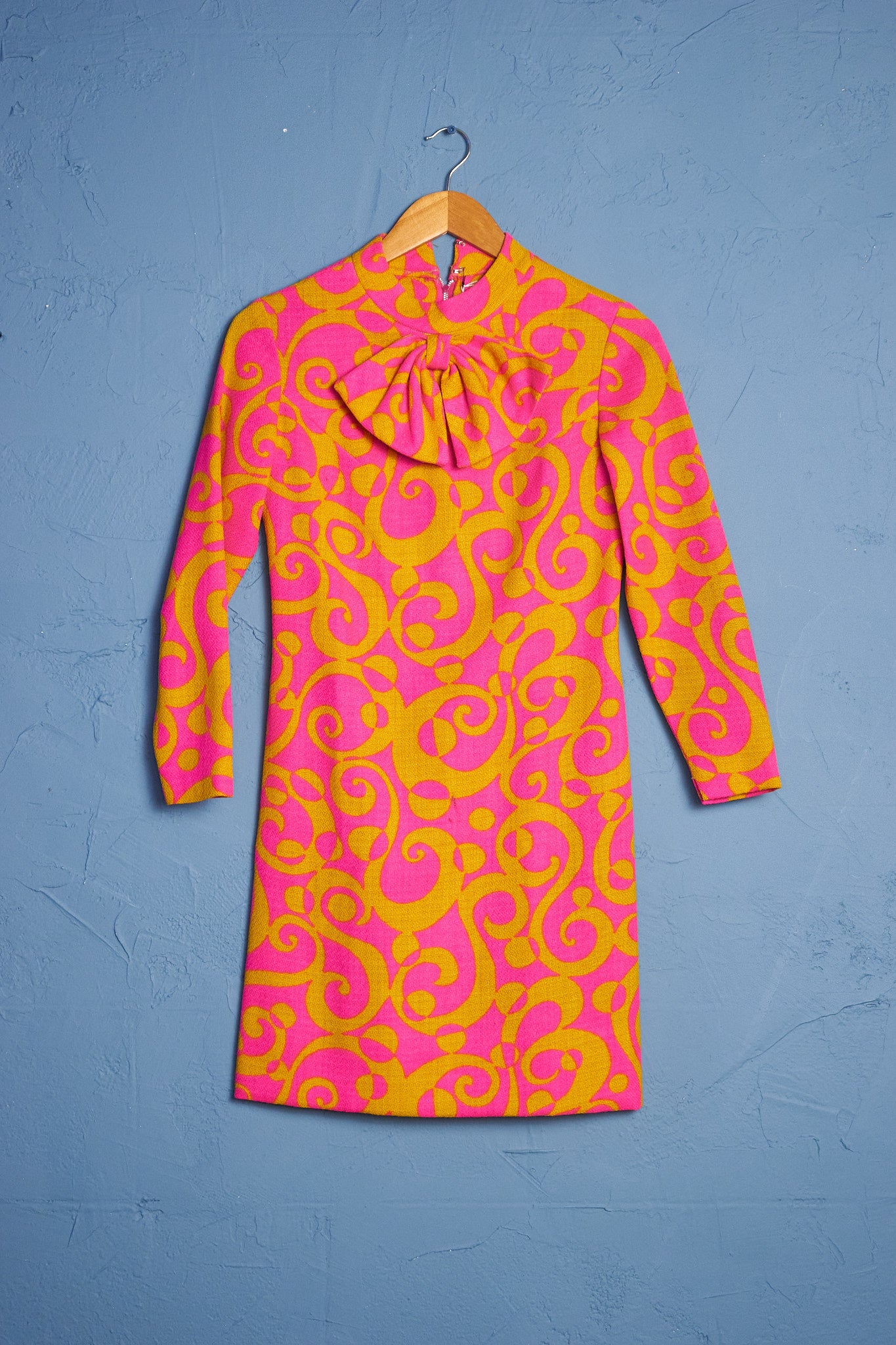 Pink & Orange Mod Dress