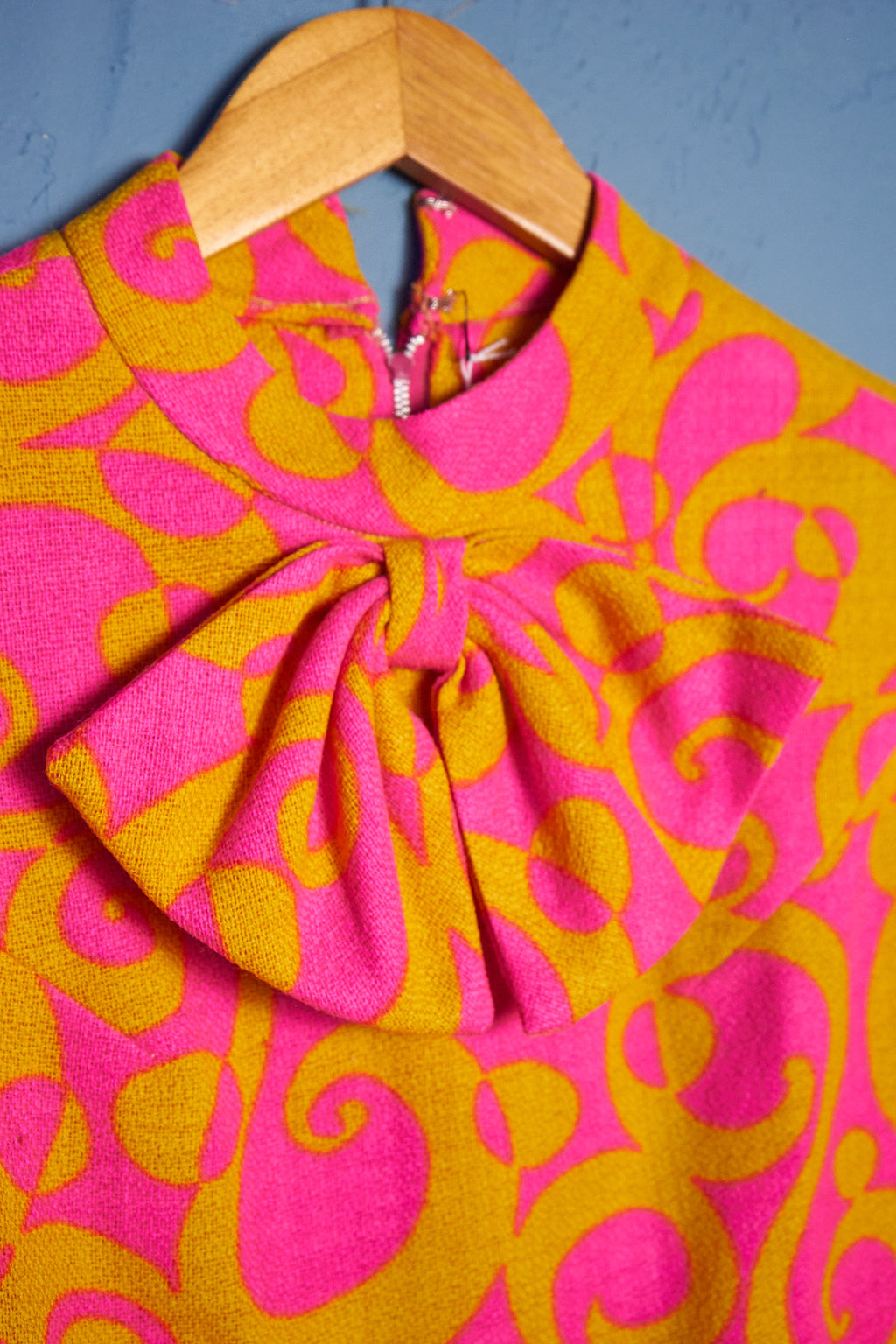 Pink & Orange Mod Dress